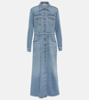Chloé Shirt City Denim Dress In Blue