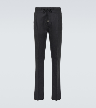 Lardini Wool-blend Pants In Black