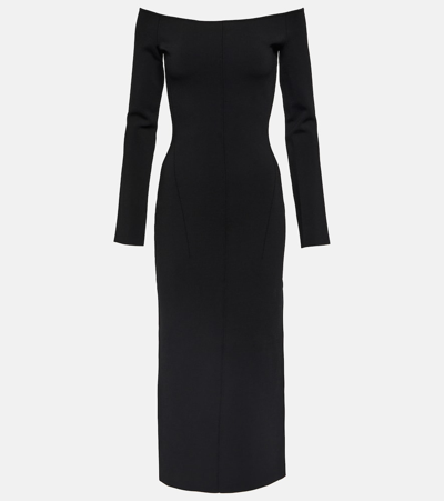 Galvan Long Sleeve Aphrodite Dress In Black