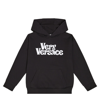 Versace Logo-print Cotton Hoodie In Multicoloured