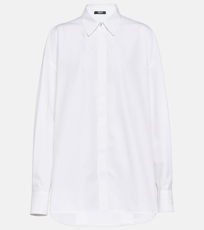 VERSACE OVERSIZED COTTON POPLIN SHIRT