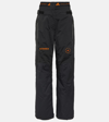 Adidas By Stella Mccartney X Terrex Logo-embroidered Straight-leg Trousers In Black
