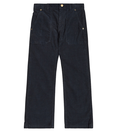Bonpoint Kids' Malone Cotton Corduroy Pants In Blue