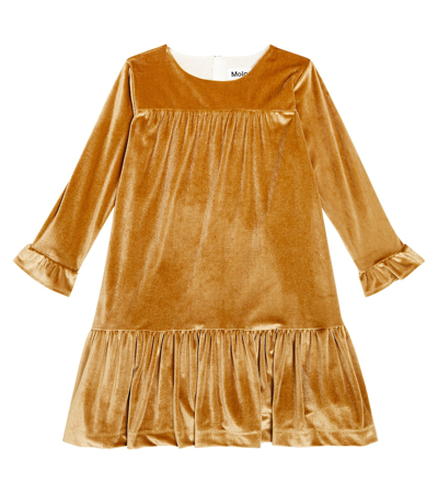 Molo Kids' Cilly Dress In Brown