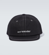 And Wander Wool Melton Cap In Black