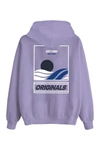 Jack & Jones Graphic Hooded Sweatshirt In Lavender