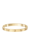 CARTIER BRUSHED YELLOW GOLD LOVE BRACELET