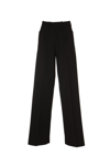 Federica Tosi Pantalone Ampio Cady In Black