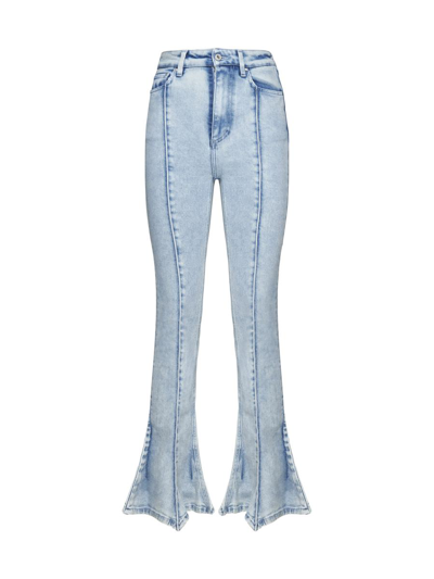 Y/project Mid-rise Bell-bottom Jeans In Blue