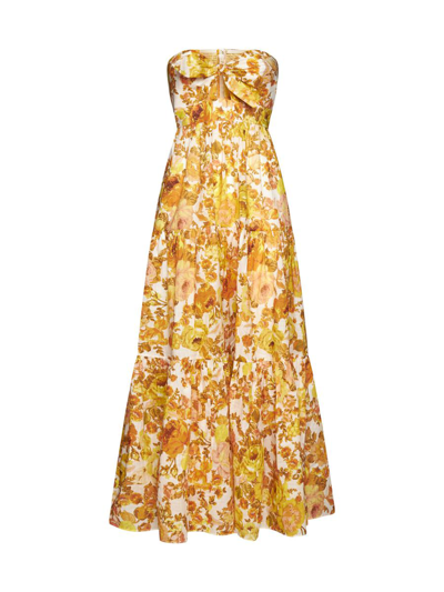 Zimmermann Dresses In Yellow/orange Floral