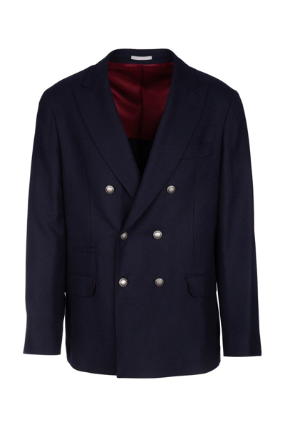 Brunello Cucinelli Peak In Navy