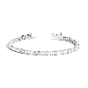 Aurate New York White Sapphire Baguette Tennis Bracelet In Yellow