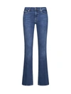 7 For All Mankind Bootcut Slim Illusion Outer Jeans In Mid Blue