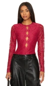 Cami Nyc Josefina Top In Amaranth In Amaranth