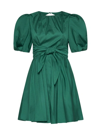 Alice And Olivia Dress In Deep Emerald