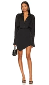 L'academie Aurelie Mini Dress In Black
