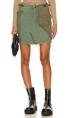 Mother The G.i. Jane Denim Mini Skirt In On The Double