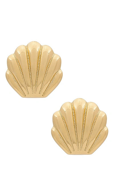 Shashi La Conchiglia Earring In Gold