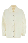 Jil Sander Logo-print Shirt Jacket In White