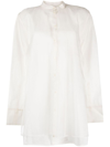 Rohe Róhe Double Layered Organza Top In Nude &amp; Neutrals