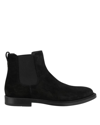 Tod's Ankle Boot In Suede In Black
