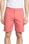 Vineyard Vines Otg Regular Fit 9 Inch Cotton Shorts In Lobster Reef