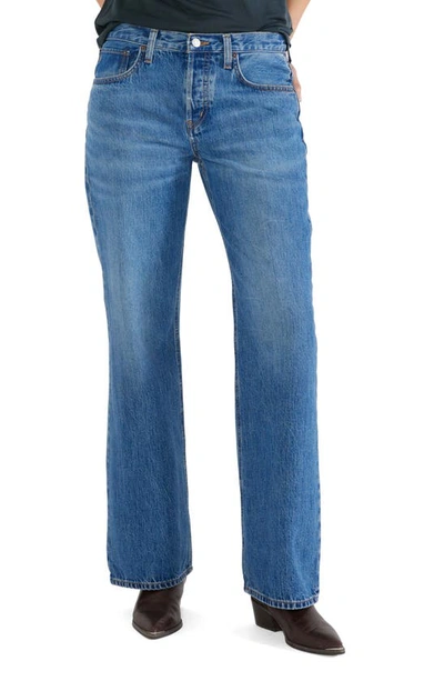 Etica Amis Relaxed Bootcut Jeans In Blue
