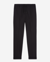 The Kooples Cotton Black Trousers In Black