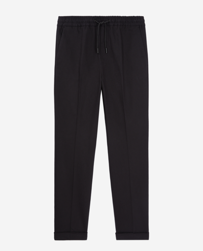 The Kooples Cotton Black Trousers