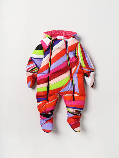 Emilio Pucci Junior Babies' Romper  Kids In Multicolor