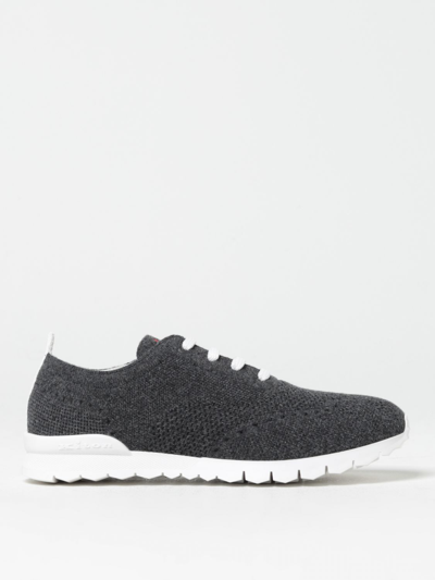 Kiton Trainers  Men In Charcoal