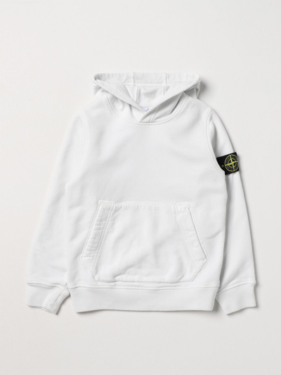 Stone Island Jumper  Junior Kids In White