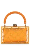 Kurt Geiger Embellished Box Clutch In Orange