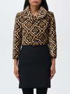 Etro Tapestry Patterned Cropped Velvet Jacket In Multicolor