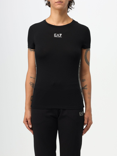 Ea7 T-shirt  Woman Color Black In Black