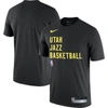 NIKE NIKE BLACK UTAH JAZZ 2023/24 SIDELINE LEGEND PERFORMANCE PRACTICE T-SHIRT