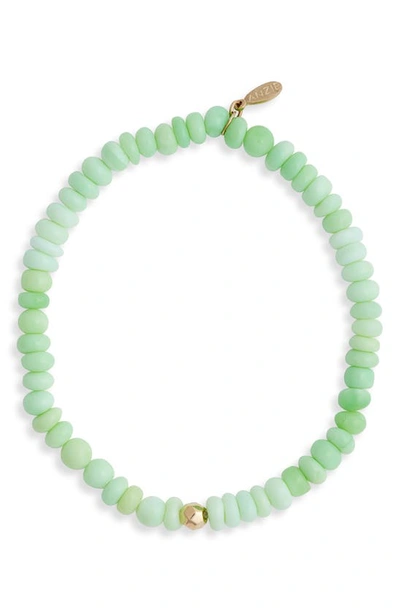 Anzie Beaded Green Onyx Stretch Bracelet