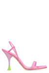 3juin 110mm Leather Open-toe Sandals In Fuchsia