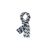 FAR AFIELD SCARF IN ZIG INSIGNIA BLUE/WHITE FROM