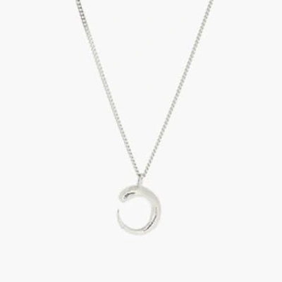 By10ak 'west Coast' Silver Charm Necklace In Metallic