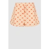 SECOND FEMALE TAN ALL OVER PATTERN FERMO SHORTS