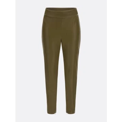 Guess Army Olive New Priscilla Leggings In Green