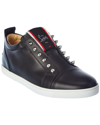 Christian Louboutin F.a.v Fique A Vontade Low Top Sneaker In Black