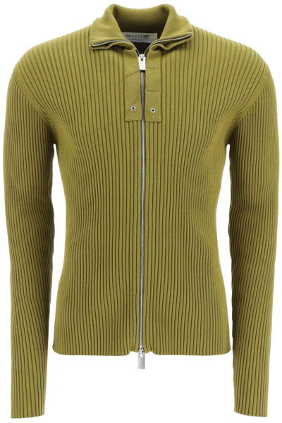 Alyx Zipper Sweater In Green