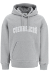 Ami Alexandre Mattiussi Ami Alexandre Matiussi Hoodie With Lettering Embroidery In Grey