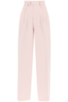 Amiri Pants With Wide Leg And Pleats In Multicolor