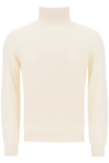 Brunello Cucinelli Roll-neck Cashmere Jumper In White