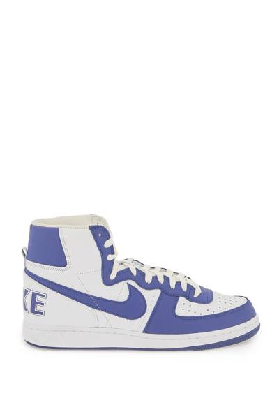 Comme Des Garçons Homme Deux Terminator High-top Sneakers In Blue