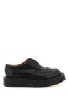 Comme Des Garçons Homme Deux Comme Des Garcons Homme Plus Oxford Lace-ups With Platform In Black