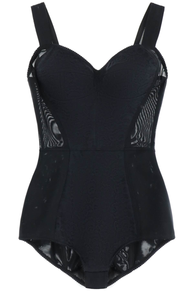 Dolce & Gabbana Bustier Body In Black